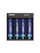 XTAR MC4S intelligens univerzális négy öblös akkumulátor töltő